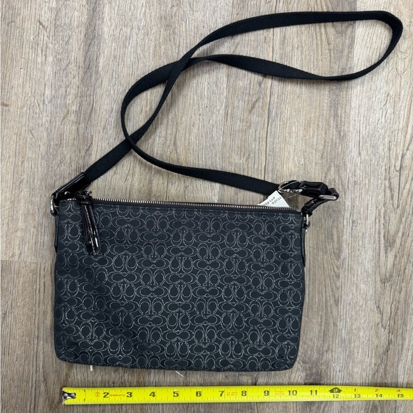 Coach Poppy Signature Swing Pack Bag | Vintage | Metallic - Picture 2 of 2